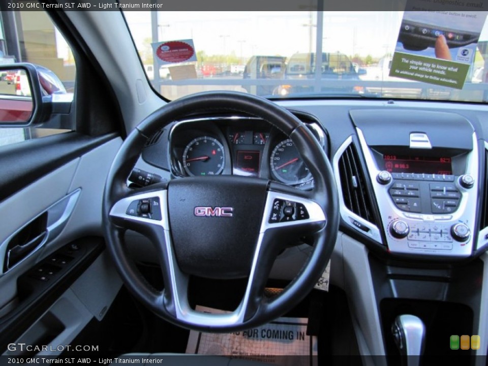 Light Titanium Interior Steering Wheel for the 2010 GMC Terrain SLT AWD #54572370