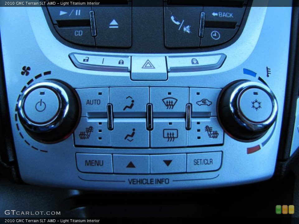 Light Titanium Interior Controls for the 2010 GMC Terrain SLT AWD #54572472