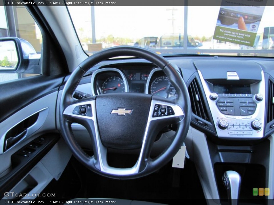 Light Titanium/Jet Black Interior Dashboard for the 2011 Chevrolet Equinox LTZ AWD #54572688