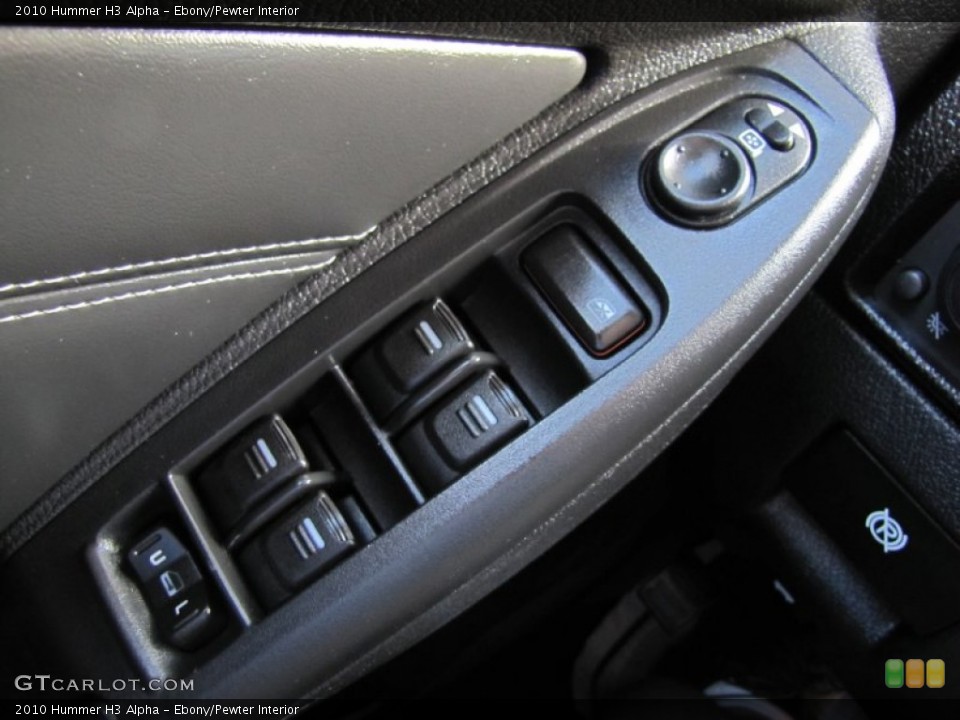 Ebony/Pewter Interior Controls for the 2010 Hummer H3 Alpha #54572916