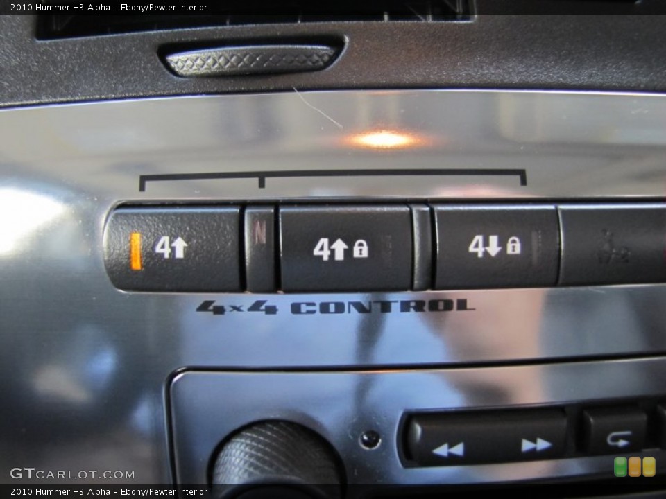 Ebony/Pewter Interior Controls for the 2010 Hummer H3 Alpha #54572928