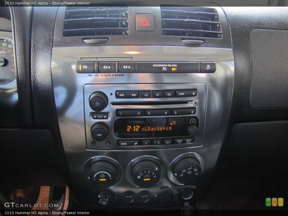 Ebony/Pewter Interior Audio System for the 2010 Hummer H3 Alpha #54572940