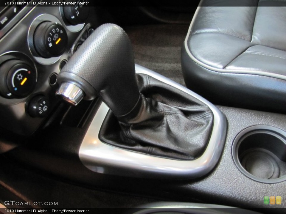 Ebony/Pewter Interior Transmission for the 2010 Hummer H3 Alpha #54572957