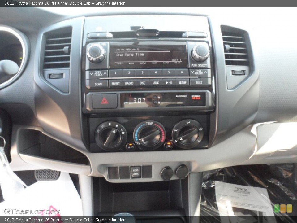 Graphite Interior Controls for the 2012 Toyota Tacoma V6 Prerunner Double Cab #54573591