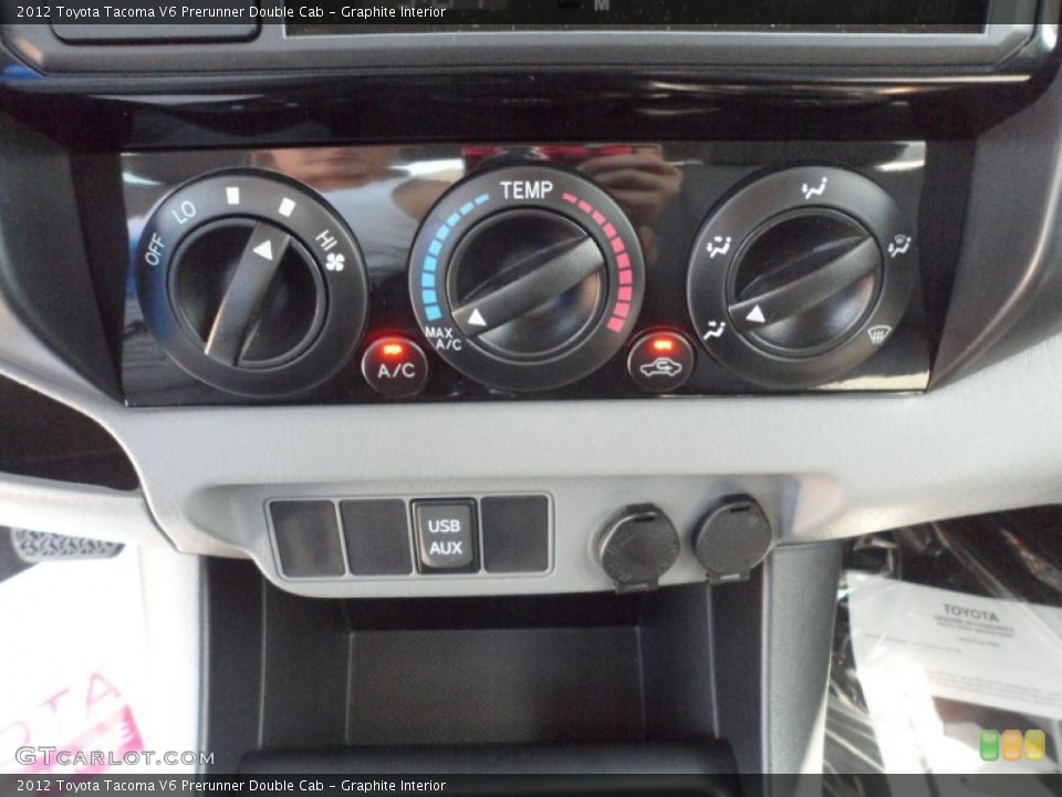 Graphite Interior Controls for the 2012 Toyota Tacoma V6 Prerunner Double Cab #54573602