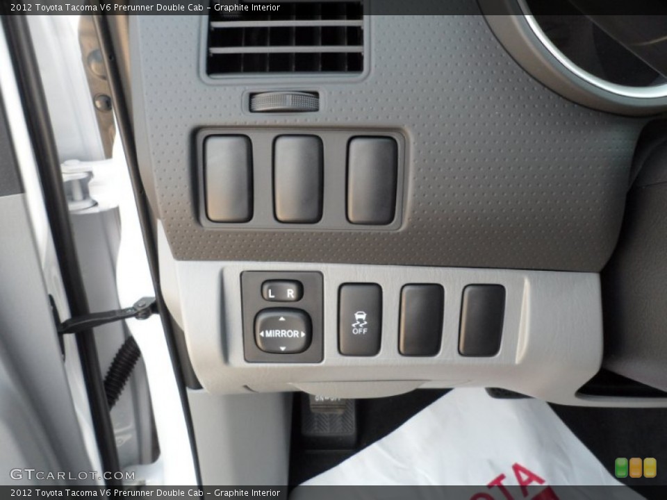 Graphite Interior Controls for the 2012 Toyota Tacoma V6 Prerunner Double Cab #54573624