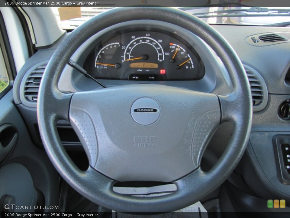 Gray Interior Steering Wheel for the 2006 Dodge Sprinter Van 2500 Cargo #54573642