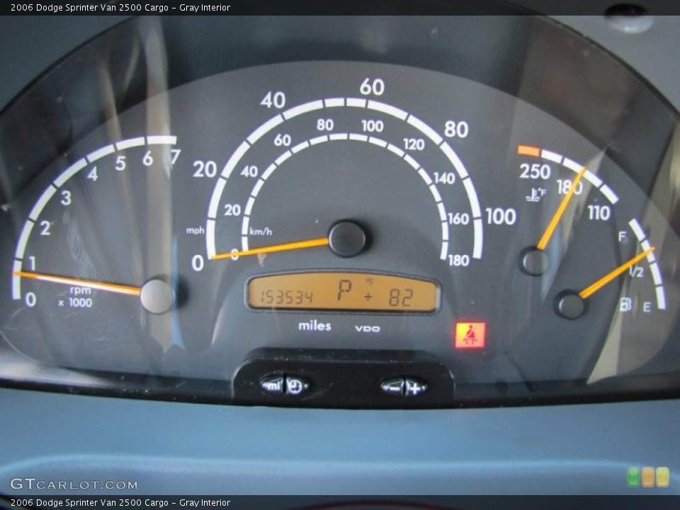 Gray Interior Gauges for the 2006 Dodge Sprinter Van 2500 Cargo #54573651