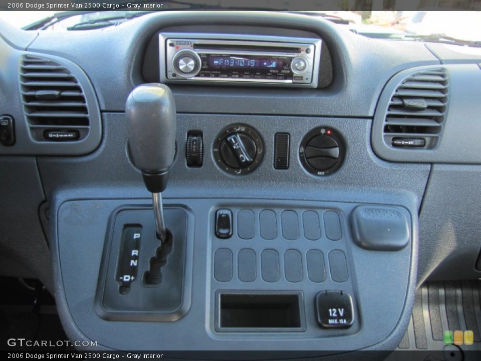 Gray Interior Controls for the 2006 Dodge Sprinter Van 2500 Cargo #54573663