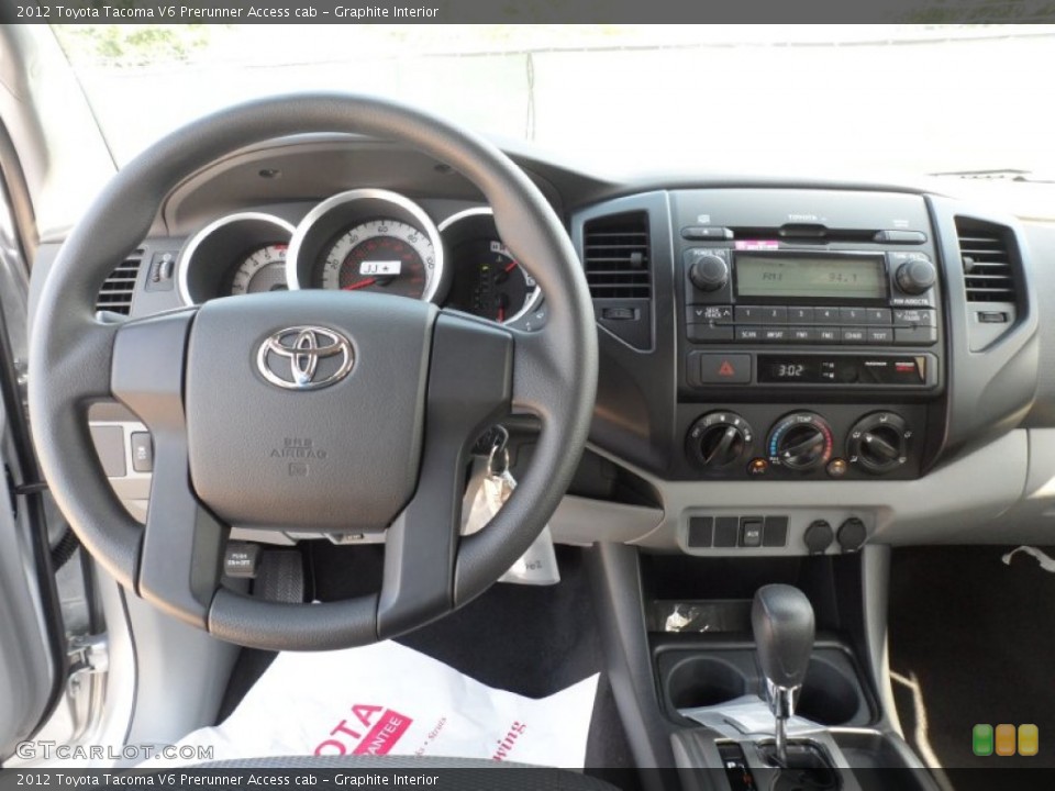 Graphite Interior Dashboard for the 2012 Toyota Tacoma V6 Prerunner Access cab #54573795
