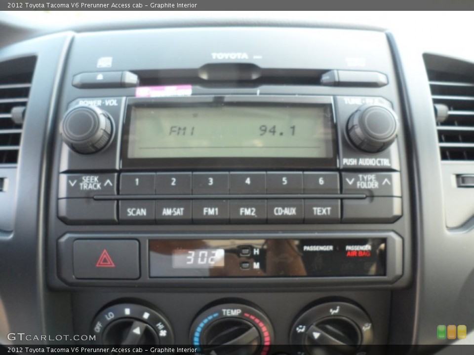 Graphite Interior Audio System for the 2012 Toyota Tacoma V6 Prerunner Access cab #54573807