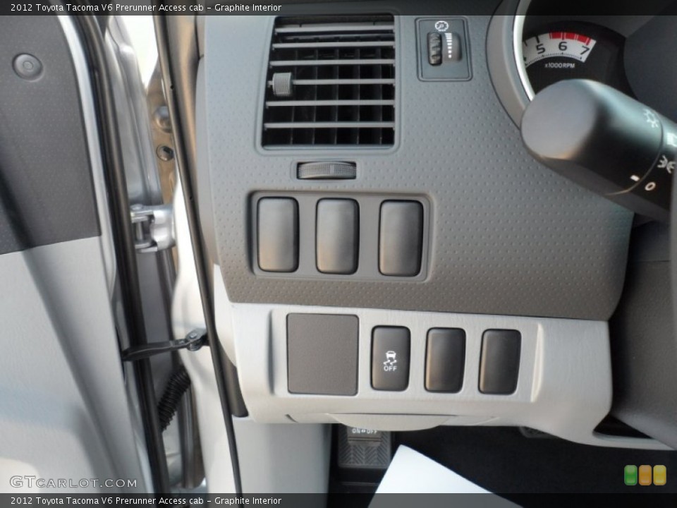 Graphite Interior Controls for the 2012 Toyota Tacoma V6 Prerunner Access cab #54573837