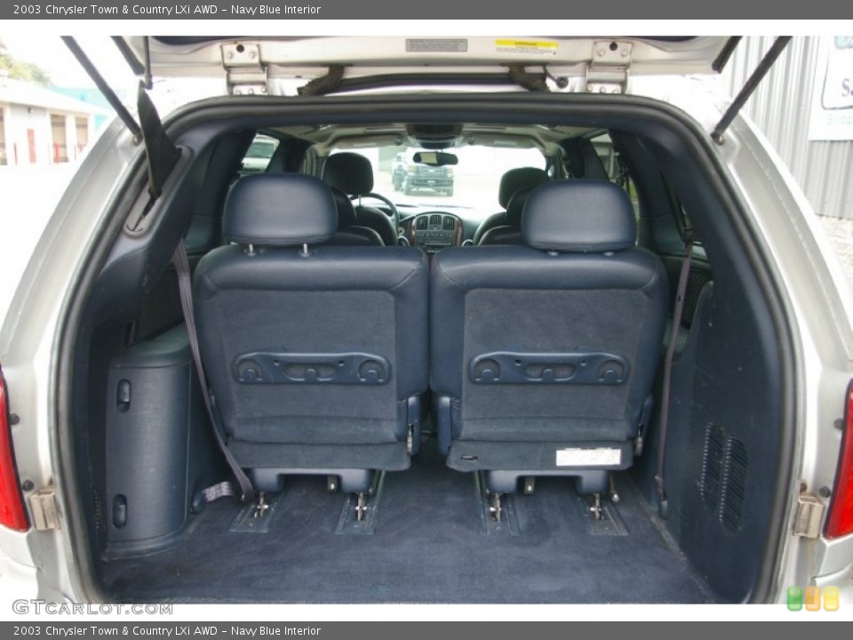 Navy Blue Interior Trunk for the 2003 Chrysler Town & Country LXi AWD #54574713