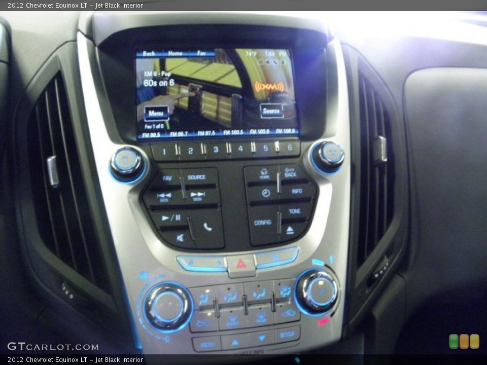 Jet Black Interior Controls for the 2012 Chevrolet Equinox LT #54575125