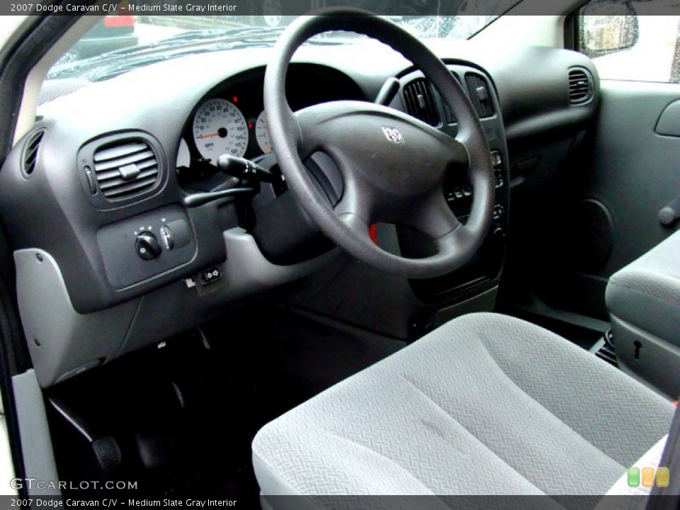 Medium Slate Gray Interior Prime Interior for the 2007 Dodge Caravan C/V #54575266