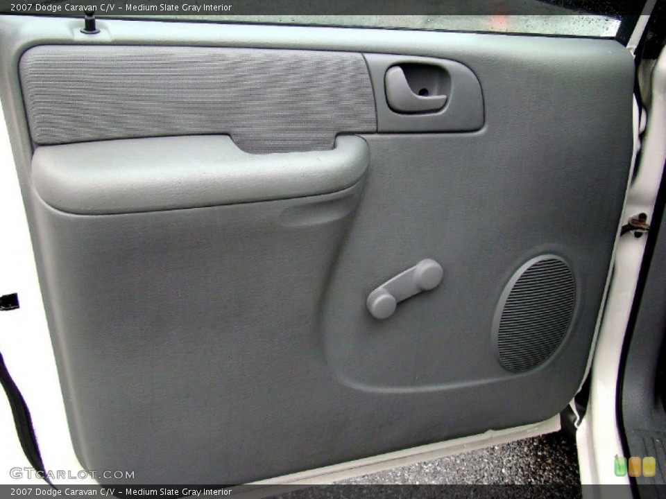 Medium Slate Gray Interior Door Panel for the 2007 Dodge Caravan C/V #54575278