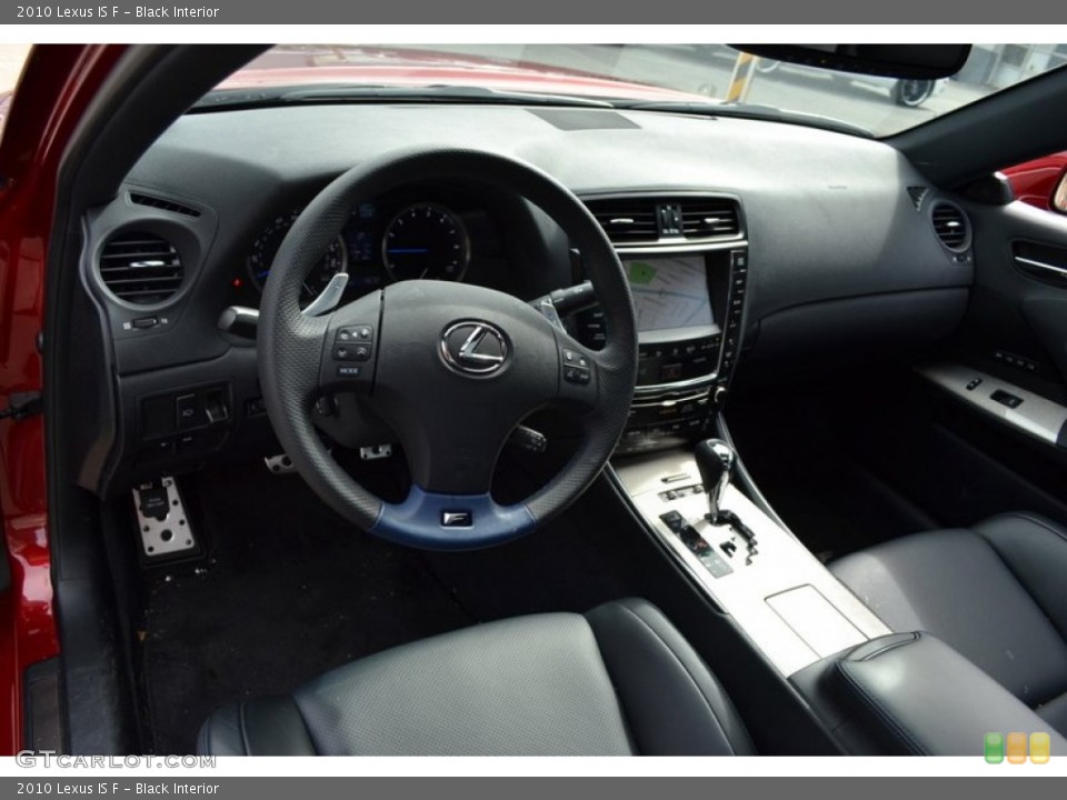Black Interior Dashboard for the 2010 Lexus IS F #54575474