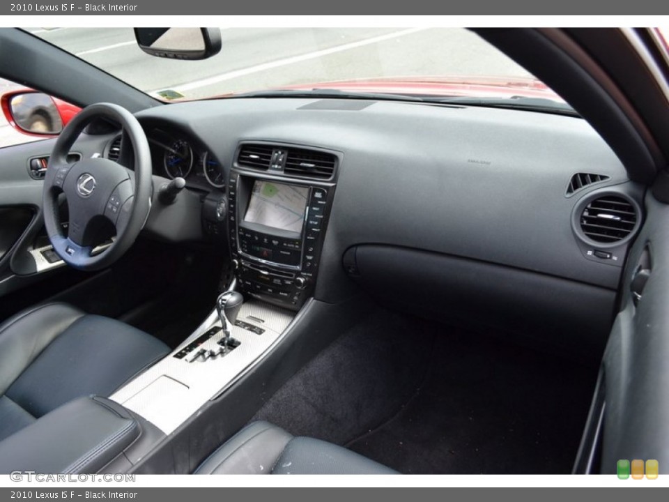 Black Interior Dashboard for the 2010 Lexus IS F #54575479