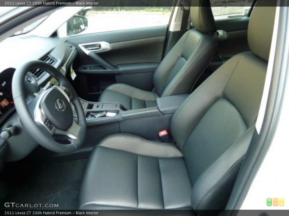 Black Interior Photo for the 2011 Lexus CT 200h Hybrid Premium #54575901