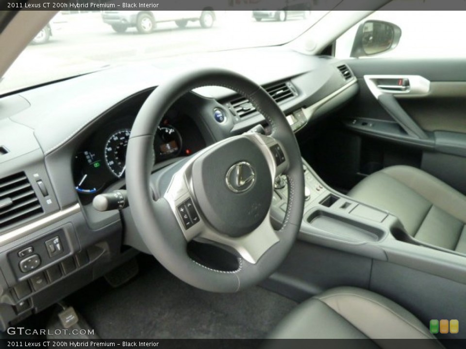 Black Interior Photo for the 2011 Lexus CT 200h Hybrid Premium #54576036