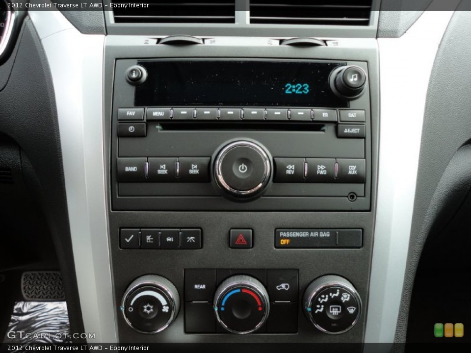 Ebony Interior Audio System for the 2012 Chevrolet Traverse LT AWD #54576393