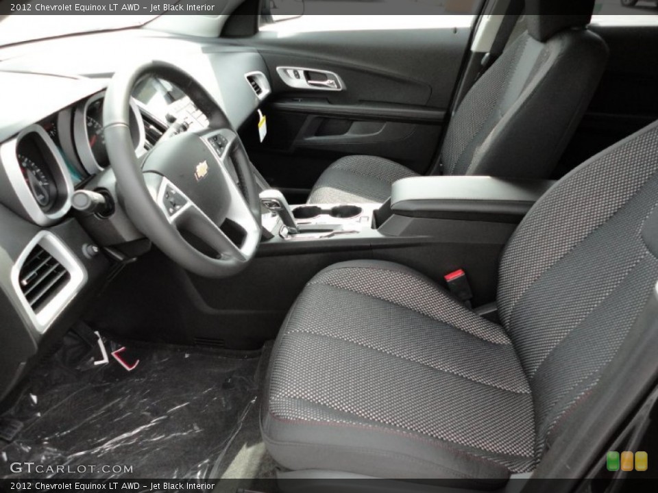 Jet Black Interior Photo for the 2012 Chevrolet Equinox LT AWD #54576432