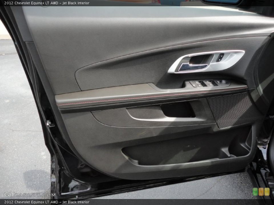 Jet Black Interior Door Panel for the 2012 Chevrolet Equinox LT AWD #54576438