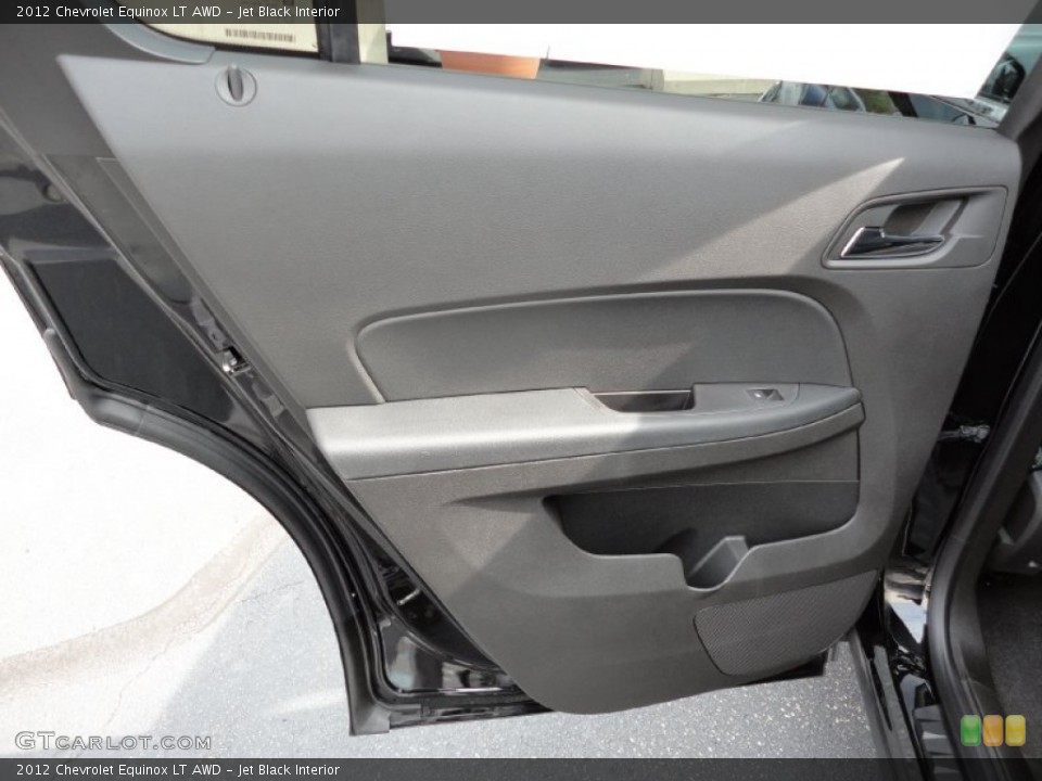 Jet Black Interior Door Panel for the 2012 Chevrolet Equinox LT AWD #54576444