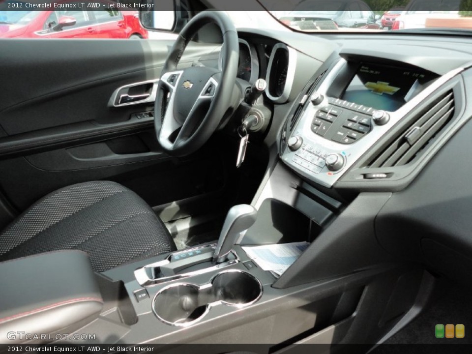 Jet Black Interior Dashboard for the 2012 Chevrolet Equinox LT AWD #54576450