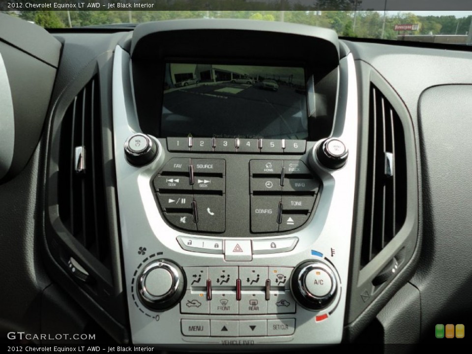 Jet Black Interior Controls for the 2012 Chevrolet Equinox LT AWD #54576453