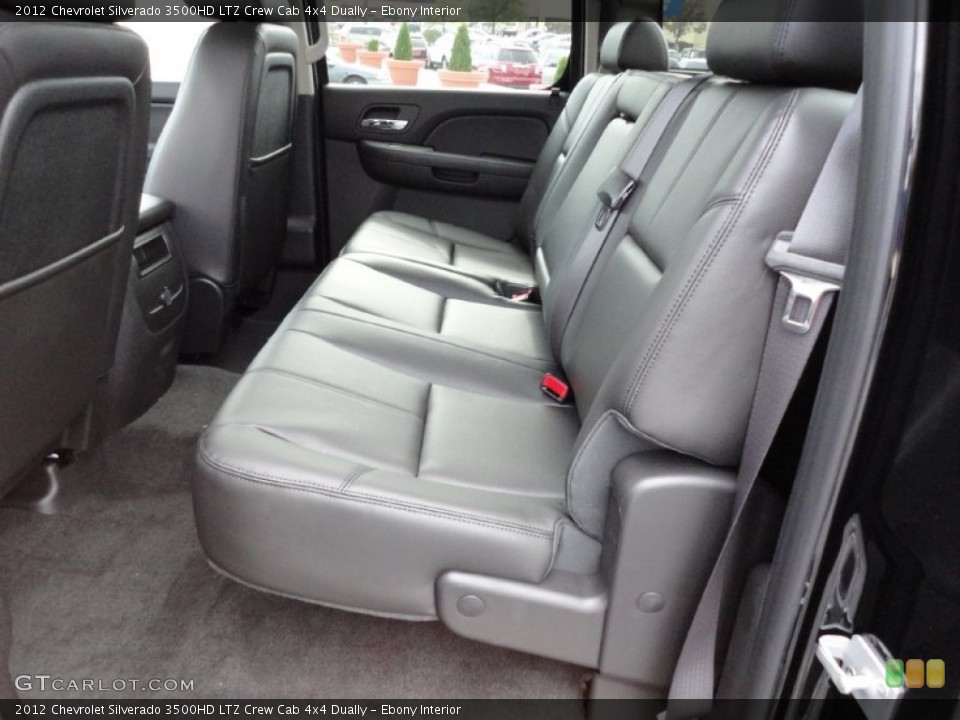 Ebony Interior Photo for the 2012 Chevrolet Silverado 3500HD LTZ Crew Cab 4x4 Dually #54576681
