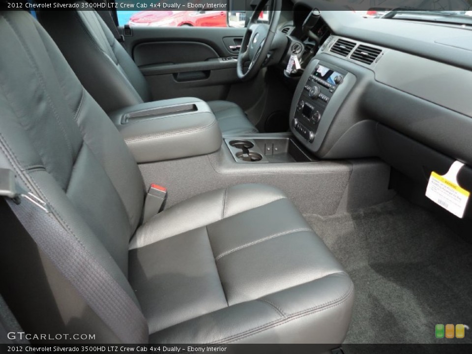 Ebony Interior Photo for the 2012 Chevrolet Silverado 3500HD LTZ Crew Cab 4x4 Dually #54576687