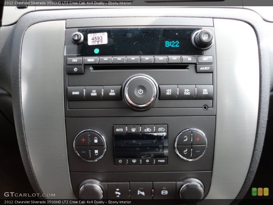 Ebony Interior Audio System for the 2012 Chevrolet Silverado 3500HD LTZ Crew Cab 4x4 Dually #54576693