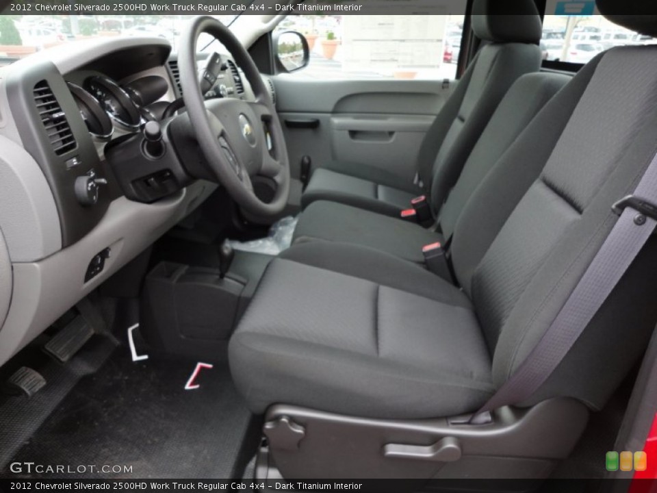 Dark Titanium Interior Photo for the 2012 Chevrolet Silverado 2500HD Work Truck Regular Cab 4x4 #54576732