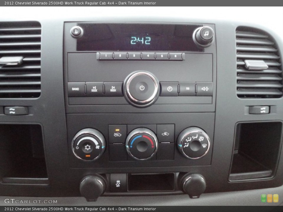 Dark Titanium Interior Audio System for the 2012 Chevrolet Silverado 2500HD Work Truck Regular Cab 4x4 #54576753