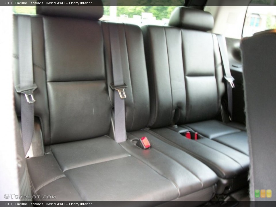 Ebony Interior Photo for the 2010 Cadillac Escalade Hybrid AWD #54579032