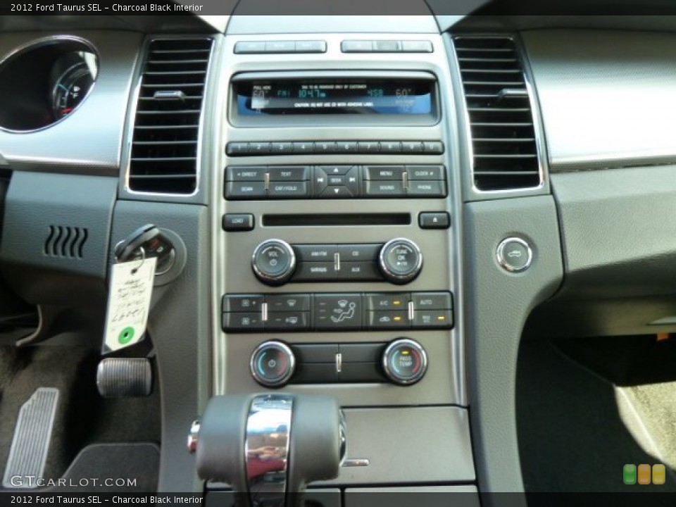 Charcoal Black Interior Controls for the 2012 Ford Taurus SEL #54579672