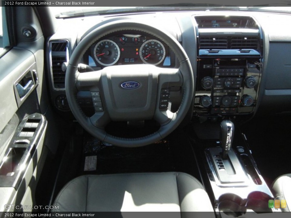 Charcoal Black Interior Dashboard for the 2012 Ford Escape Limited #54580597