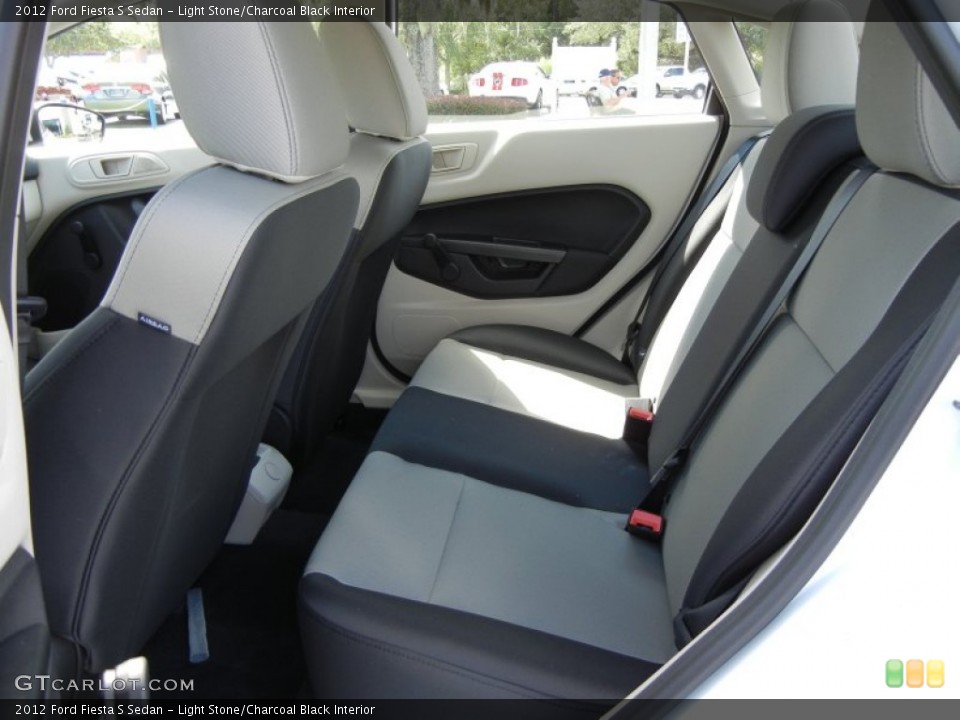 Light Stone/Charcoal Black Interior Photo for the 2012 Ford Fiesta S Sedan #54580700