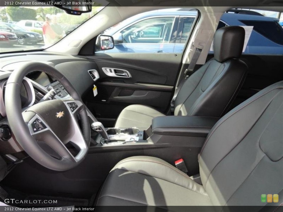 Jet Black Interior Photo for the 2012 Chevrolet Equinox LTZ AWD #54581639