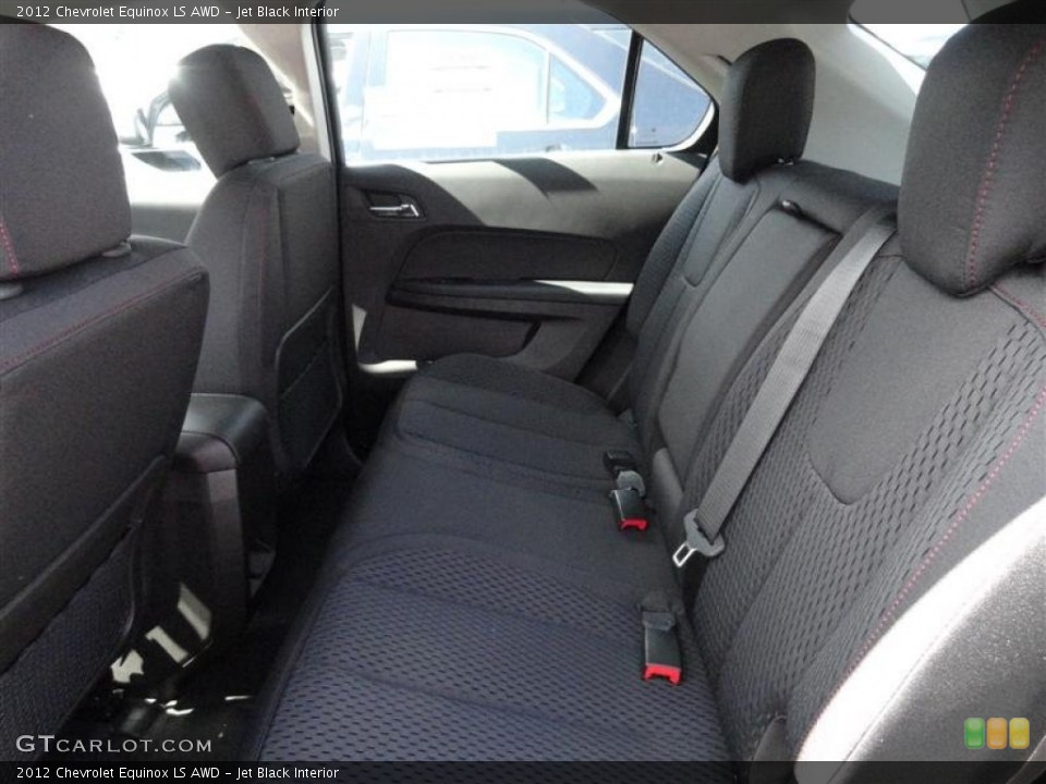 Jet Black Interior Photo for the 2012 Chevrolet Equinox LS AWD #54581689