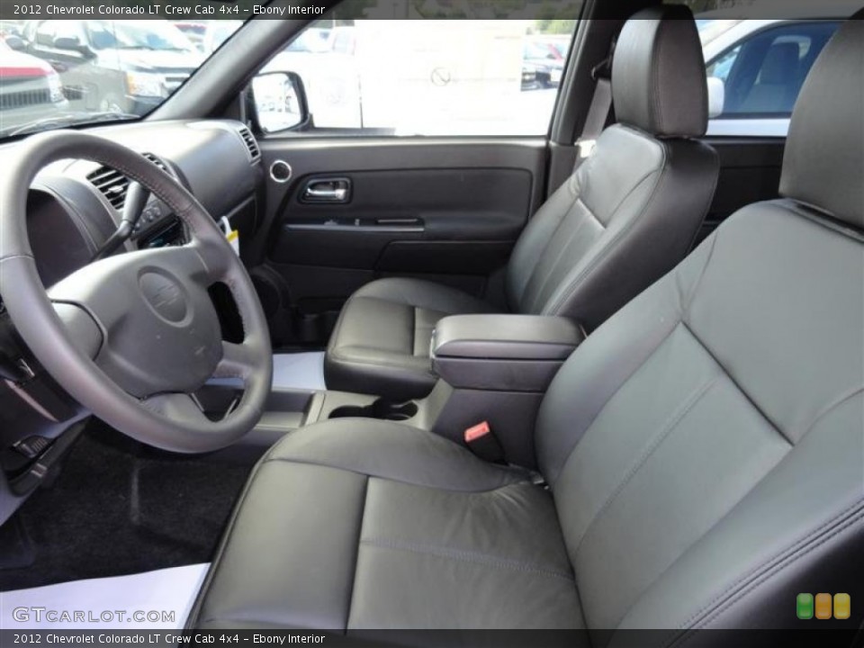 Ebony Interior Photo for the 2012 Chevrolet Colorado LT Crew Cab 4x4 #54581897