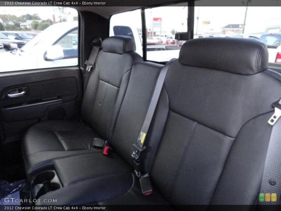 Ebony Interior Photo for the 2012 Chevrolet Colorado LT Crew Cab 4x4 #54581906