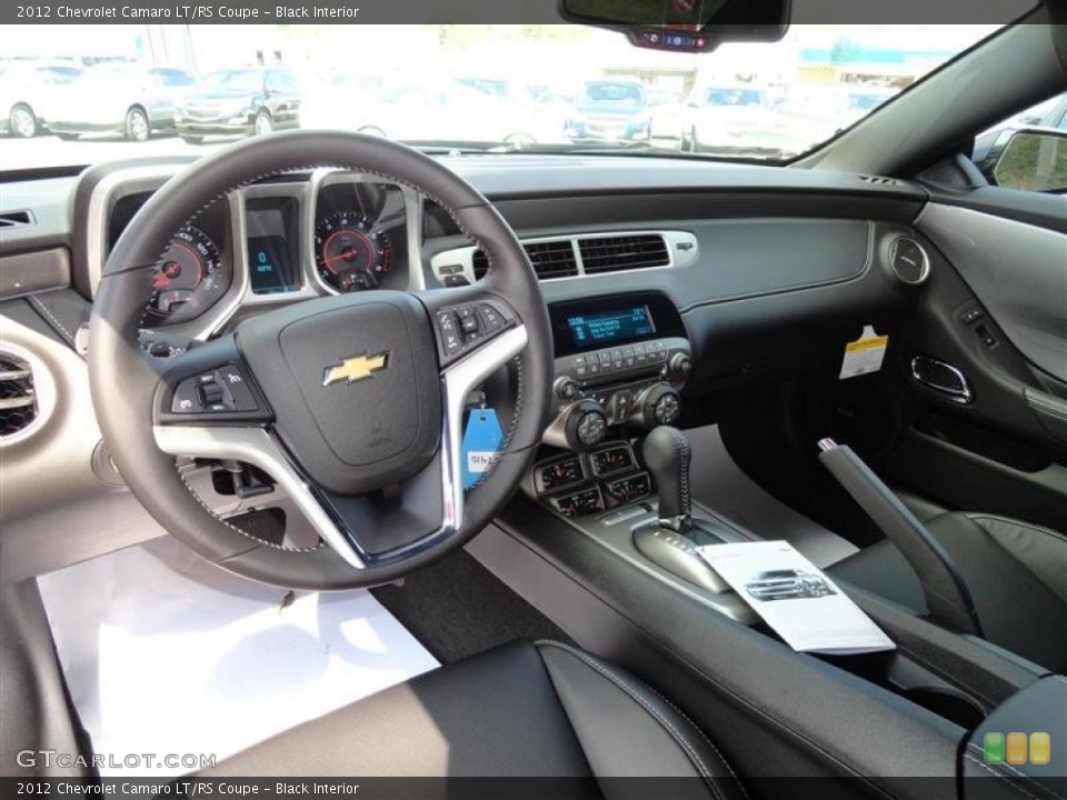 Black Interior Prime Interior for the 2012 Chevrolet Camaro LT/RS Coupe #54582140