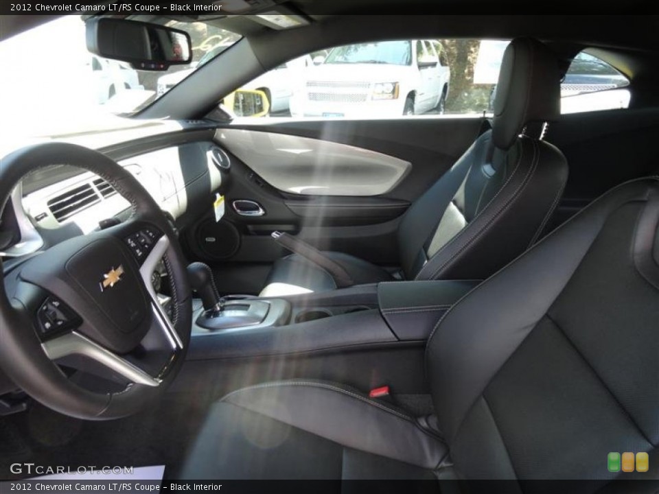 Black Interior Photo for the 2012 Chevrolet Camaro LT/RS Coupe #54582167