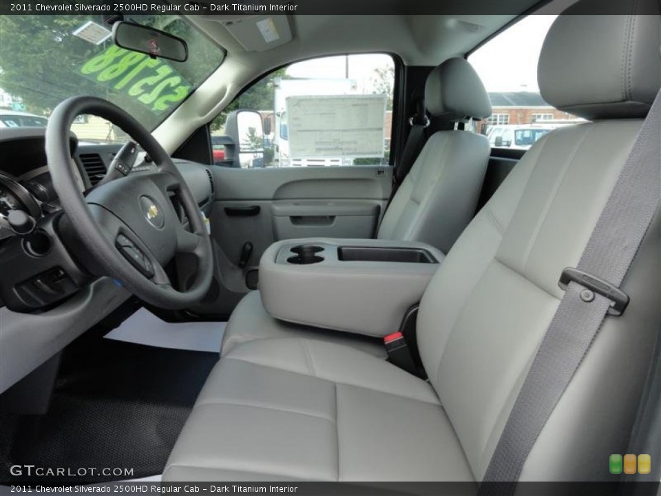 Dark Titanium Interior Photo for the 2011 Chevrolet Silverado 2500HD Regular Cab #54582272