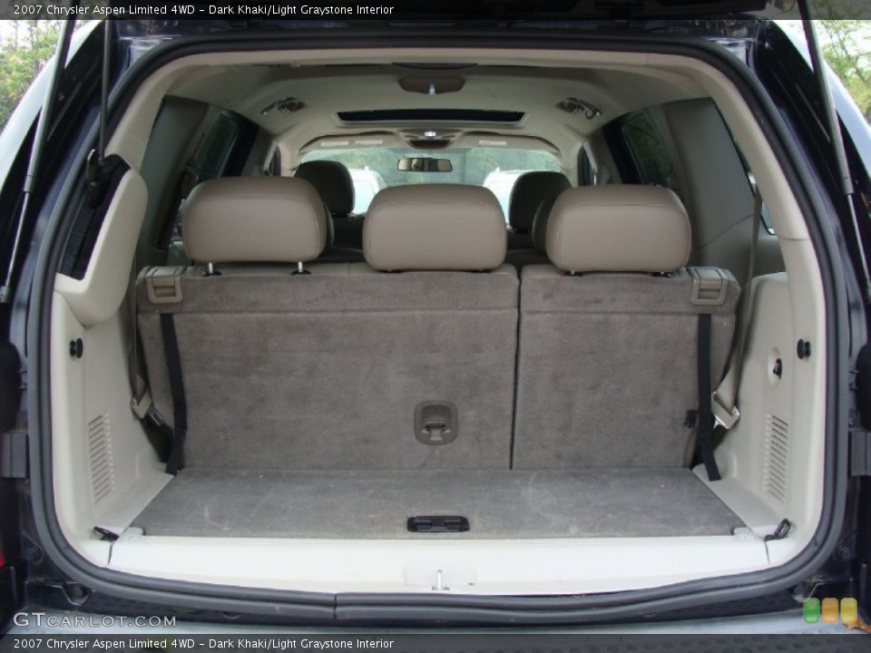 Dark Khaki/Light Graystone Interior Trunk for the 2007 Chrysler Aspen Limited 4WD #54582659