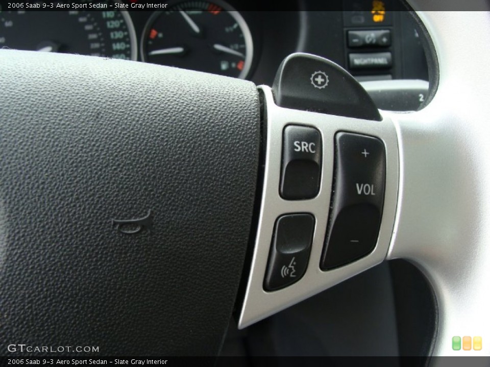 Slate Gray Interior Controls for the 2006 Saab 9-3 Aero Sport Sedan #54583646