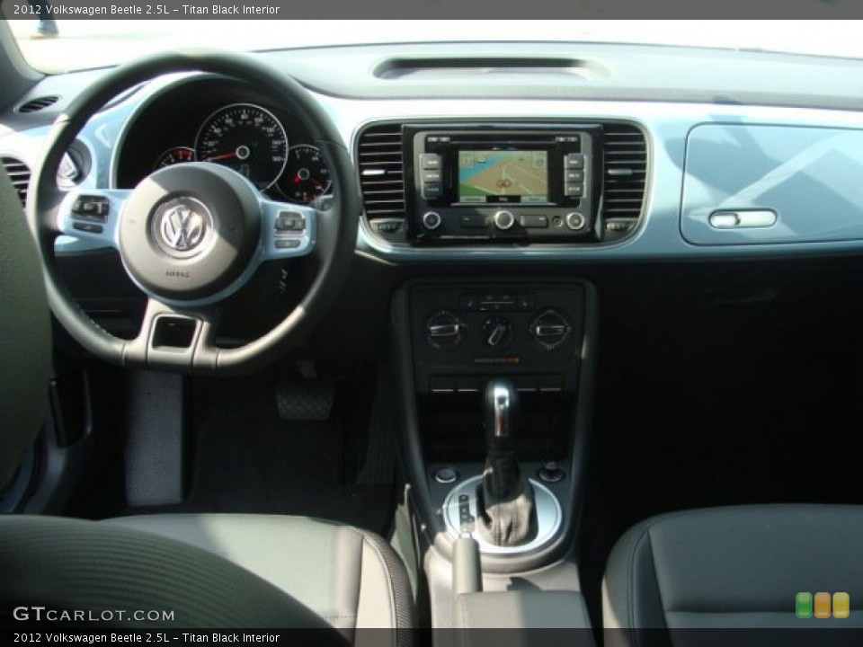 Titan Black Interior Dashboard for the 2012 Volkswagen Beetle 2.5L #54584687