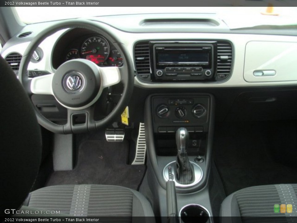 Titan Black Interior Dashboard for the 2012 Volkswagen Beetle Turbo #54584747